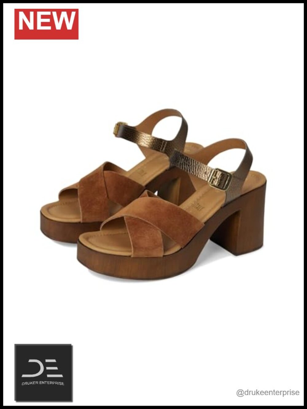 Women's Paloma Suede Platform Heeled Sandals (No Color)